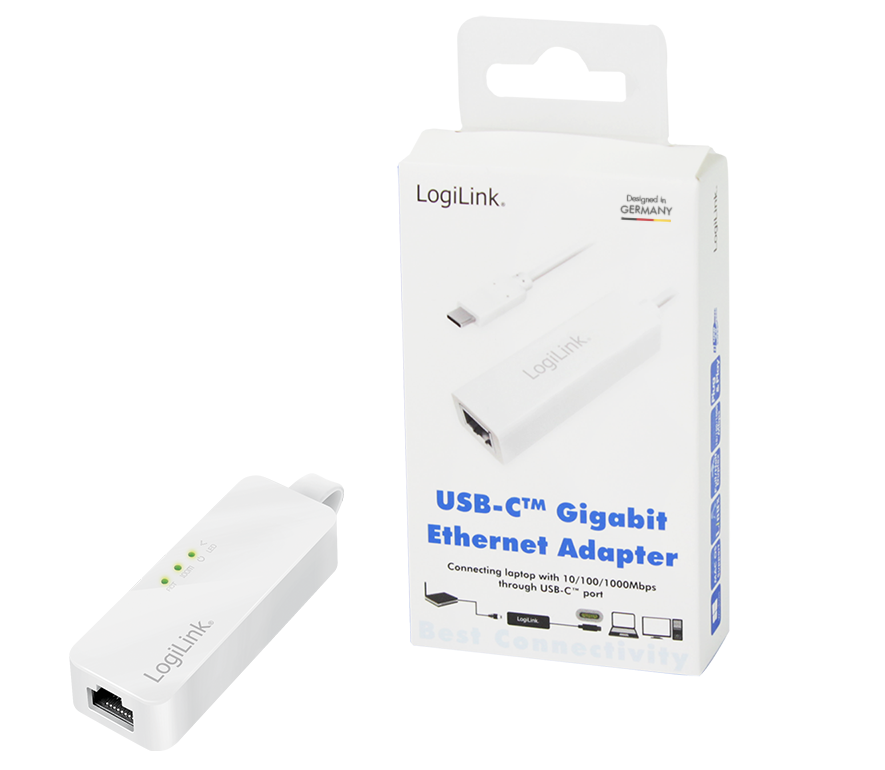 UA0144B USB 2.0 - Fast Ethernet RJ45 -sovitin Logilink