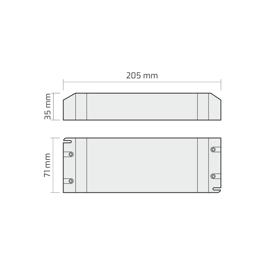 LED-virtalähde 12V/200W