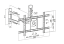 BP0047 TV-Teline 7–70&quot;, tilt, swivel, 45 kg max. Logilink