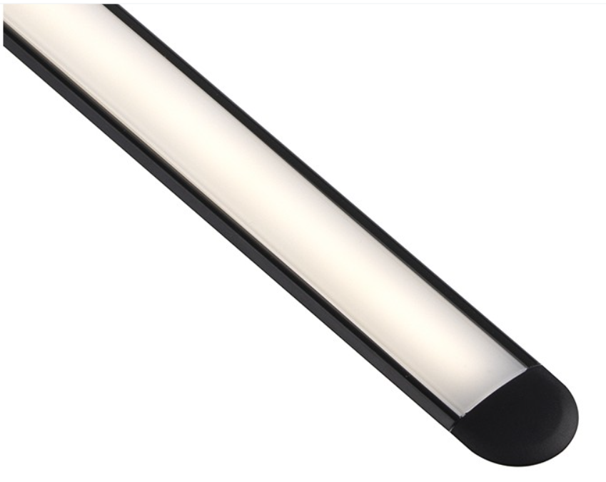 LED Profiili INLINE-Z Uppo 24x6mm. 2m. opaali kansi, Musta Design Light