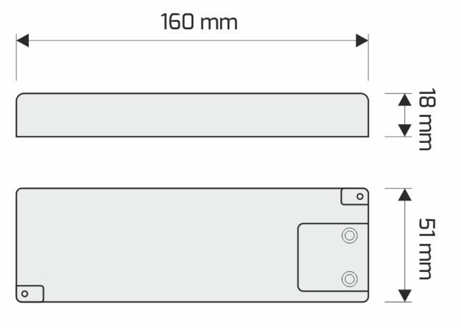 LED-virtalähde 30W/12V Mini-AMP liittimillä 6kpl.