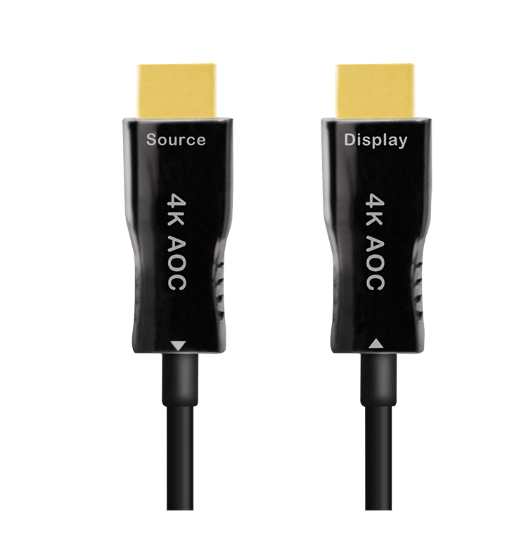 Optinen HDMI kaapeli, U/U, 4K/60 Hz, AOC, 50m. Logilink