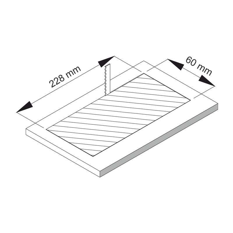 Kalusterasia 2xschuko+ USB-A + USB-C ERITTÄIN MATALA!