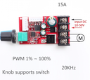 DC-Tehonsäädin 10-50V 10A irroitettavalla potentiometrillä PWM