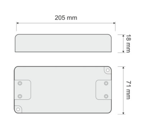 LED-virtalähde &quot;SLIM&quot; 100W, 12V