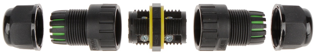 Kaapelijatko ruuviliitos 3P, M16 0.5 -1.5 mm² IP68