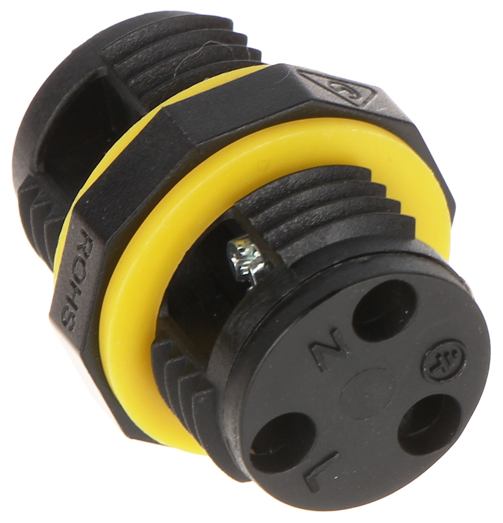 Kaapelijatko ruuviliitos 3P, M16 0.5 -1.5 mm² IP68