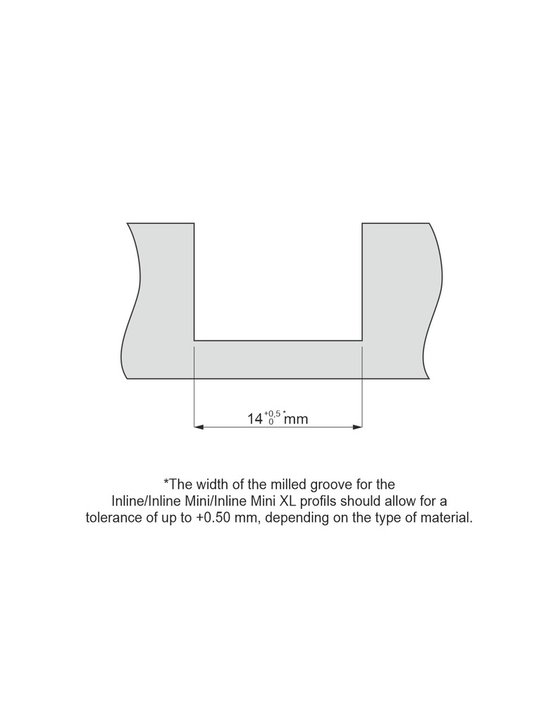 LED Profiili INLINE-M Uppo 22x6mm. 2m. opaali kansi, Valkoinen Design Light