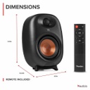 RS60 aktiivi hylly kaiutin sarja – kompakti 120 W kokonaisteho, Bluetooth 5.0, optinen sisääntulo, Audizio