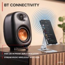 RS60 aktiivi hylly kaiutin sarja – kompakti 120 W kokonaisteho, Bluetooth 5.0, optinen sisääntulo, Audizio