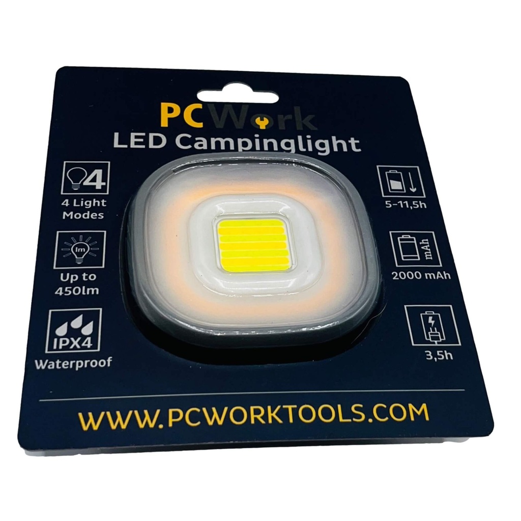 Teltta/puomilyhty LED, IPX4, USB
