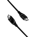 BF25 USB-C kaapeli uros-uros, 2m. musta TEHONÄYTÖLLÄ