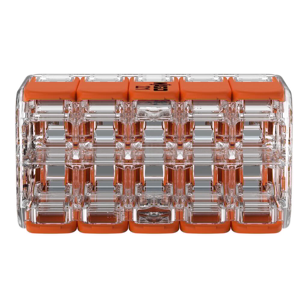 221-420 Rasialiitin &quot;vipu-Wago&quot;  221-sarja 10-nap. 0.2-4.0 mm², WAGO