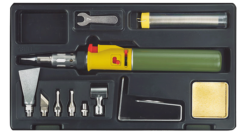 MICROFLAM MGS – Kaasukäyttöinen juotos- ja monitoimisetti, PROXXON