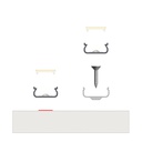 LED-profiilisetti Eloksoitu alumiini 202cm. Sis päätypalat 2kpl. TEKKNI