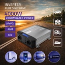 Inverttteri, puhdas siniaalto, 2500W/5000W, 12Vdc UUSI MALLI!!