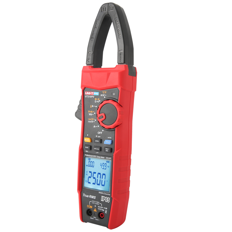 UT219PV Pihtimittari aurinkosähköjärjestelmille 2500 V DC / 1000 A, UNI-T