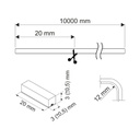 LED nauha NEON FLEX 3X3mm. 10M 3000K, DESIGN LIGHT