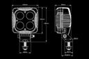 LED työvalo 40W, EMC-suojaus