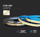 LED-nauha, COB 24V, 9w/m.