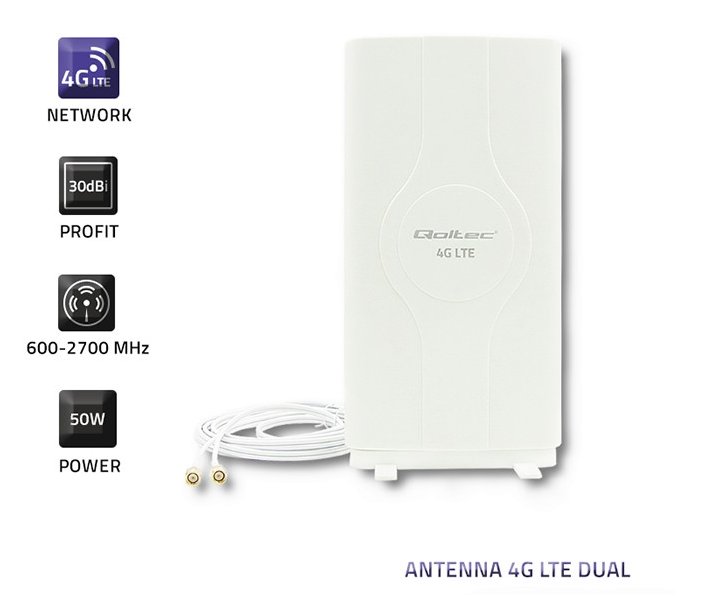 4/5G Paneliantenni 600-2700 MHz, 30dB