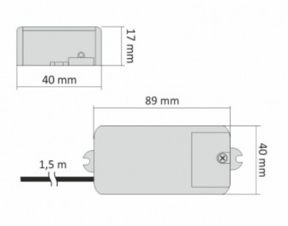 Hipaisukytkin metalliin 220-240VAC, max 500W