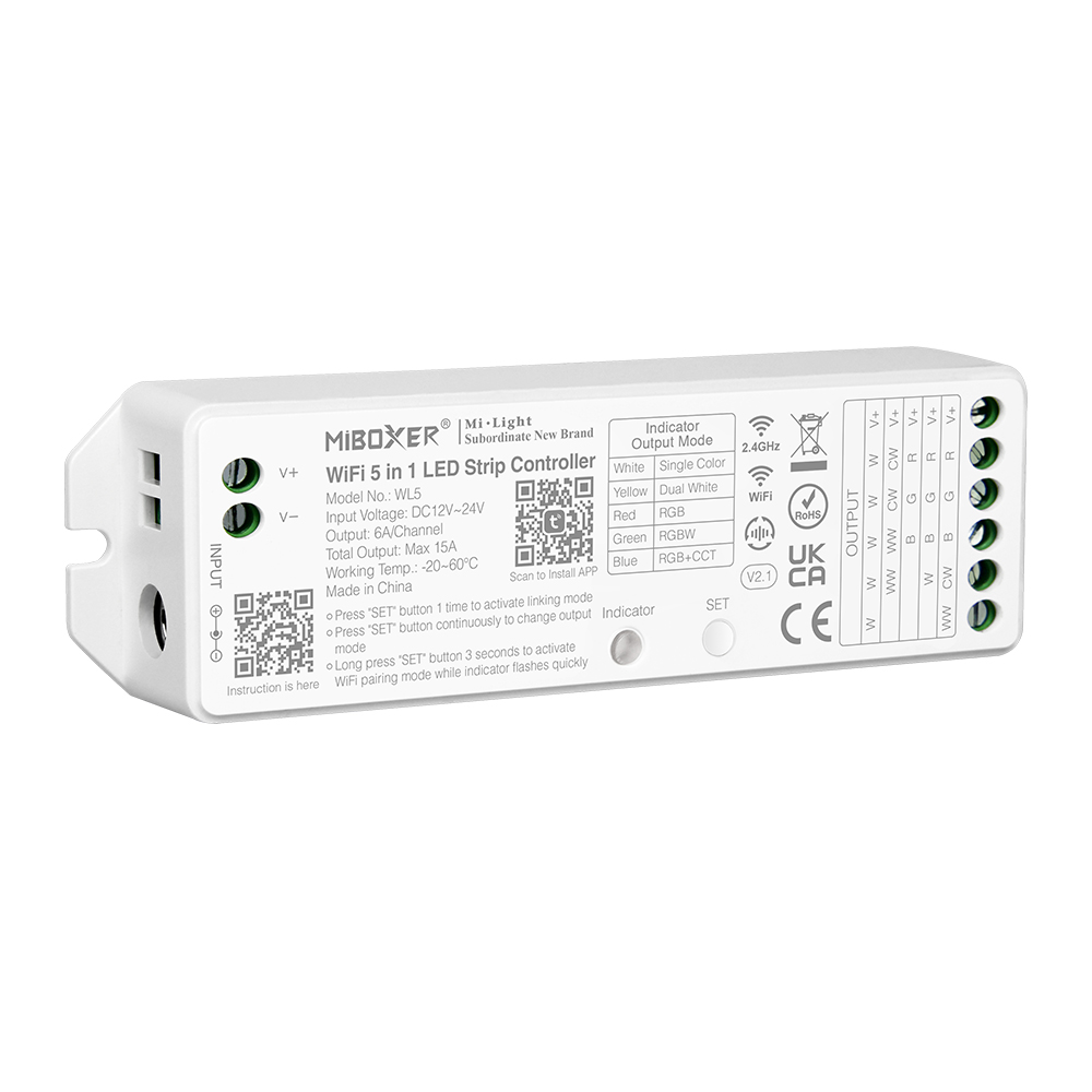 5 in 1 LED ohjain WiFi/RF Mi-Boxer