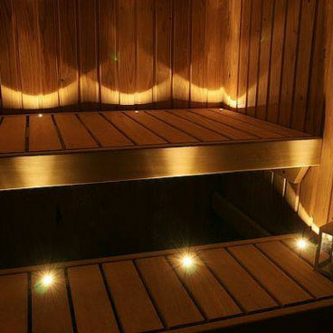 LED Saunavalosarja 9-osainen, Hopea