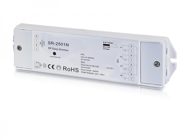 RF-Vastaanotin 4-kan. max.5A/kanava 720W 9-36Vdc