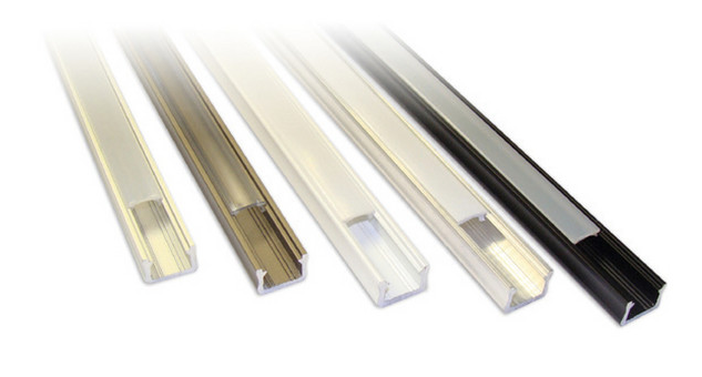 LED-profiili pinta-asennus anodisoitu Alumiini 16x9,3mm 2m. 