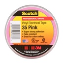 Scotch 35 vinyyli sähköteippi pinkki 19 mm x 20 m