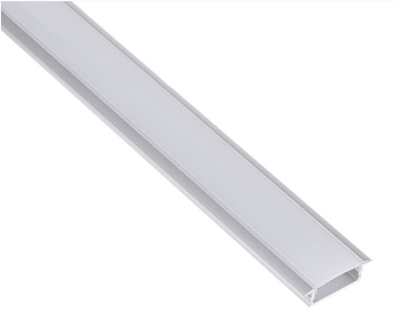 LED Profiili INLINE-Z Uppo 24x6mm. 2m. opaali kansi, Harmaa Design Light