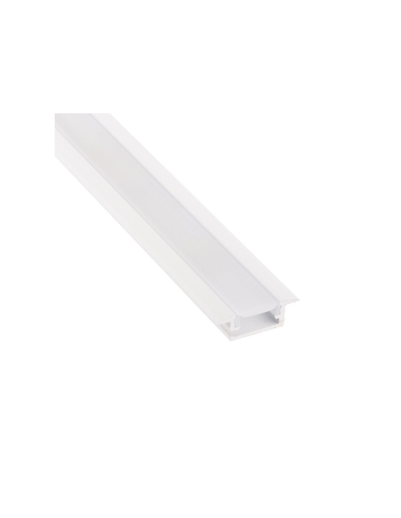 LED Profiili INLINE-M Uppo 22x6mm. 2m. opaali kansi, Valkoinen Design Light