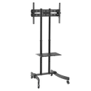 TV/näyttöteline lattiamalli pyörillä , 37-70&quot;, korkeussäädettävä, 40 kg max. Logilink