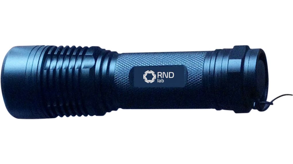 BF25 LED Taskulamppu 3x AAA, 280lm, 200m, IPX7, Musta, RND