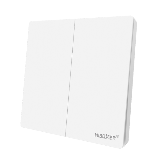 PUSH3-2 Seinälähetin RF painonappi 2os Valkoinen max30m. Mi-Boxer