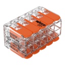 221-420 Rasialiitin &quot;vipu-Wago&quot;  221-sarja 10-nap. 0.2-4.0 mm², WAGO