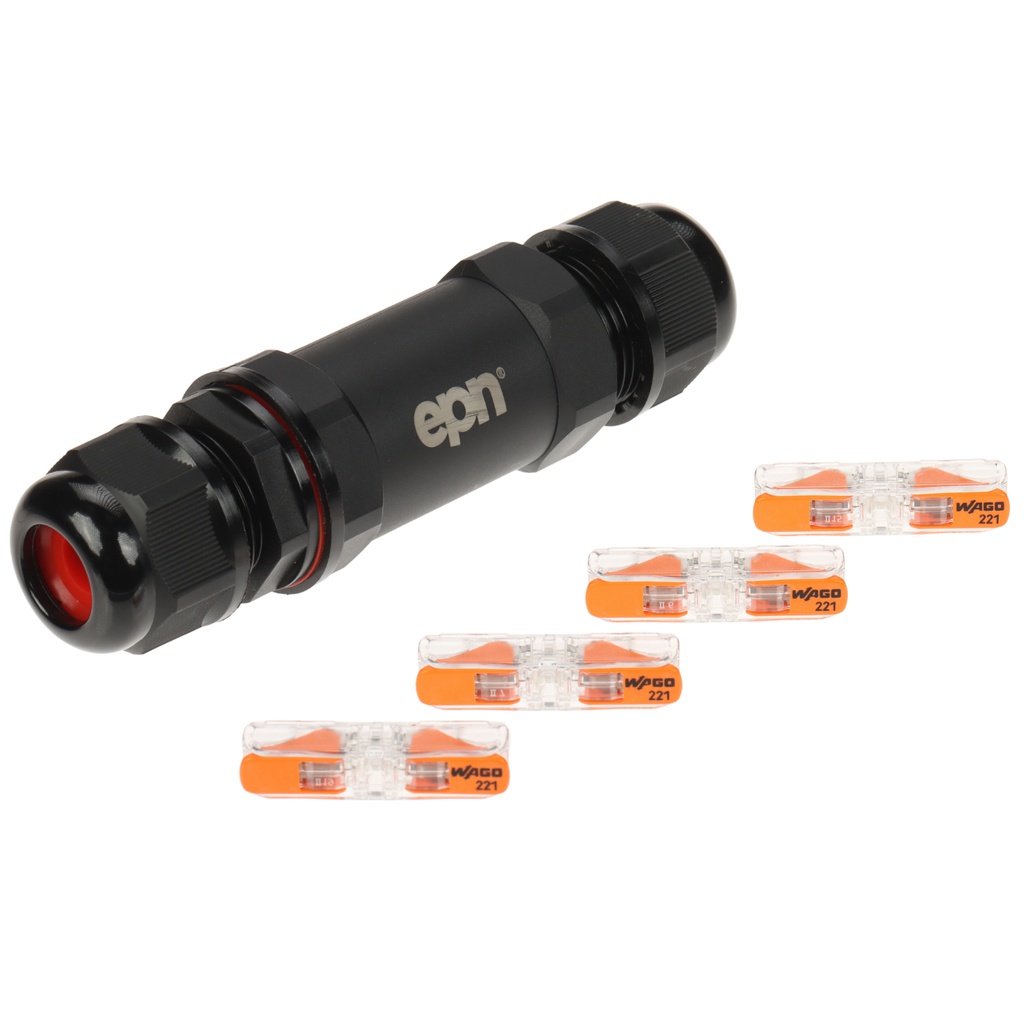 Kaapelijatko M25+ 4kpl. WAGO 221-2411, EPN