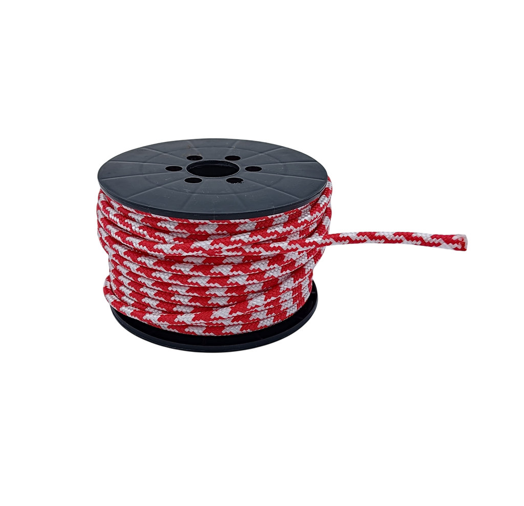 RPP-polypropeeniköydet – ydinköysi  5mm. 25m/kela Punainen/Valkoinen