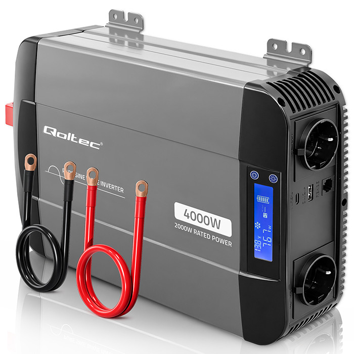 Inverttteri, puhdas siniaalto, 2000W/4000W, 12Vdc UUSI MALLI!!