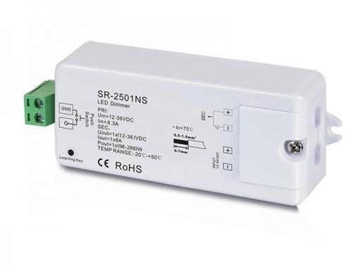 [SR-2501NS] RF vastaanotin 12-36VDC 288W