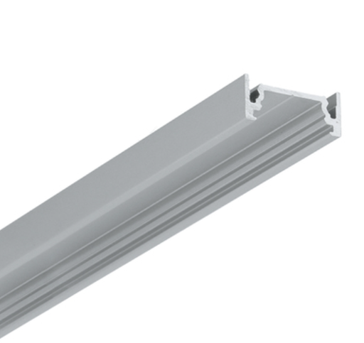 [K3000220] LED Profiili SURFACE10 v.2, 2m. Anodisoitu hopea