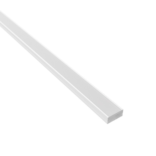 [PROF-LINEXL-OP-2M-B] LED-profiili pinta-asennus VALKOINEN opaalikannella, 16x7mm. 2m. Design Light