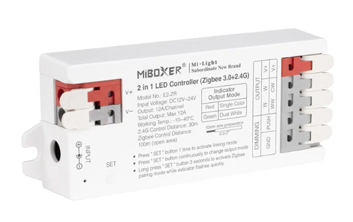 [E2-ZR] 2 in 1 LED ohjain /RF+ZIGBEE3.0 Mi-Boxer