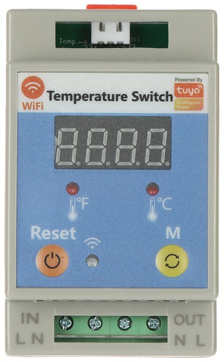 [ATLO-TS3-TUYA] Älyrele Lämpötilaohjauksella, Wi-Fi, Tuya Smart