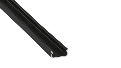 [38-0091-20] LED-profiilisetti Musta 202cm. Sis päätypalat 2kpl. TEKKNI
